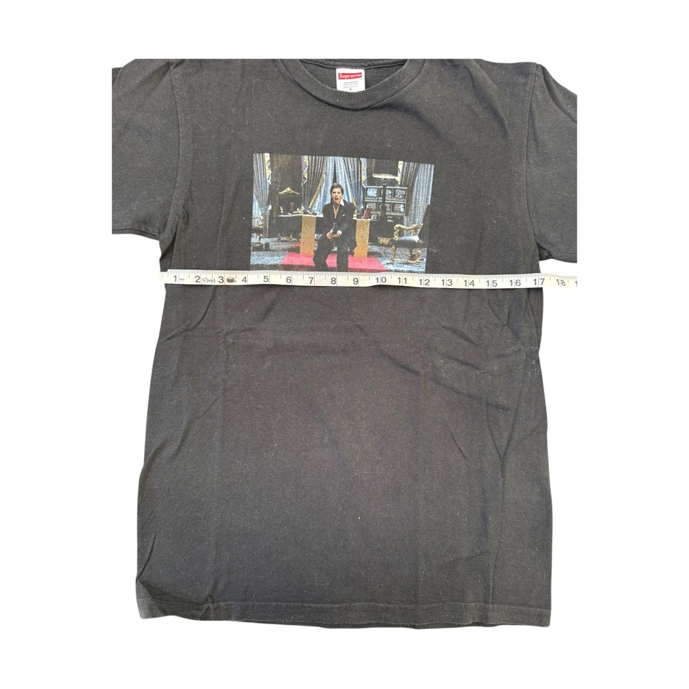Supreme T-Shirt Mens Small Black Good Scarface Friend FW17 Graphic Tee - Picture 5 of 6